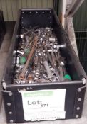 Socket set heads and handles - various sizes