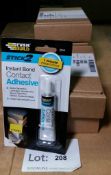 5x Ever Build Stick 2 instant bond contact adhesive 30ml