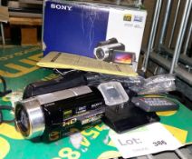 Sony HDR-SR10E camcorder, accessories