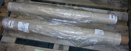 2x TYGAVAC Fabric spools - TFG075P-1M-50M