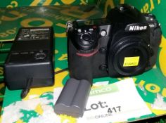 Nikon D300s camera body, battery, MH-16 quick charger