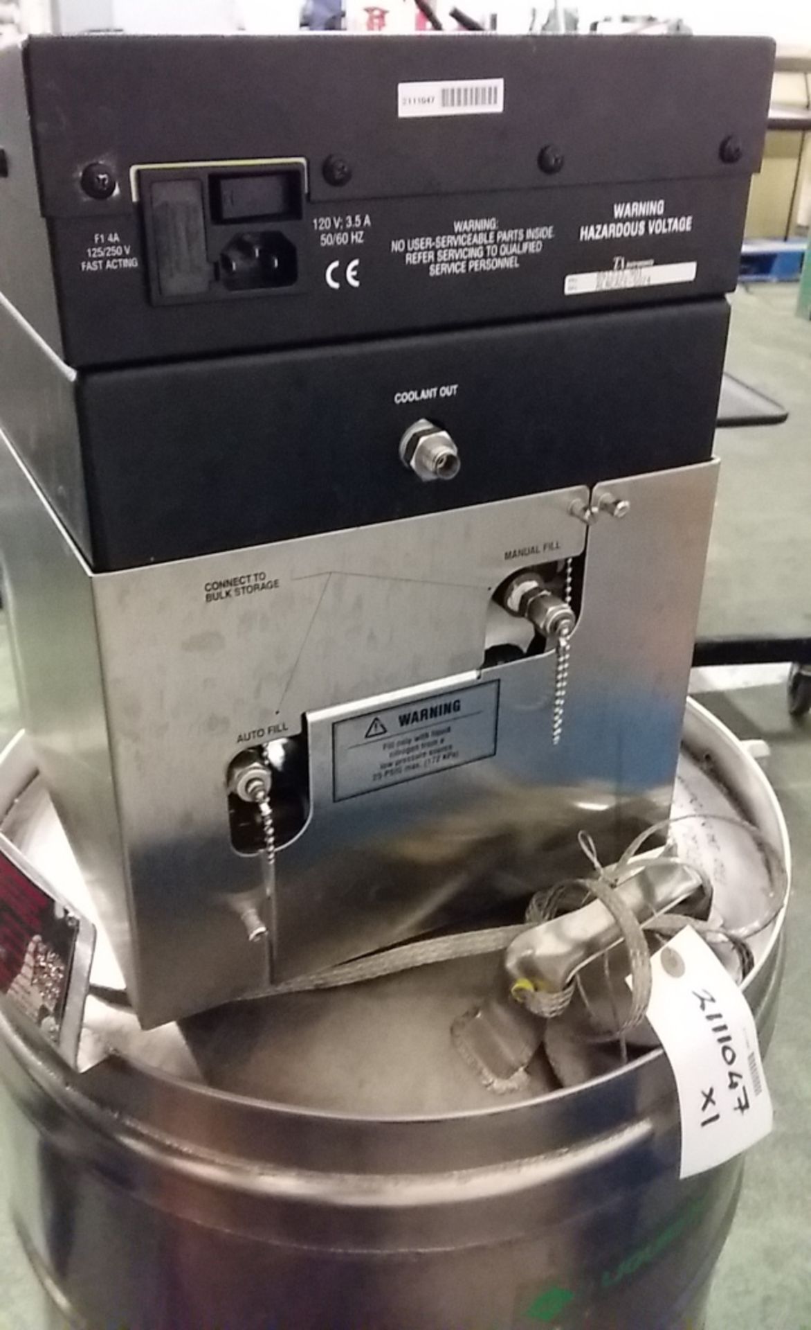 Cryoproducts CFL-50 Vessel 1.52 Bar, TA Instruments LNCA control box - Image 4 of 4