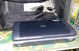 HP printer in case