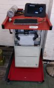 Oliver IGD Advanced 5 Gas analyser P550 diagnostic trolley