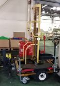 Wilmat bespoke battery lifting trolley