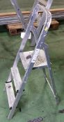 2 step + platform step ladder