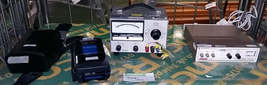 Drager analyser, Keithley 155 Null detector microvoltmeter, RS Quartzstock 2A off air freq