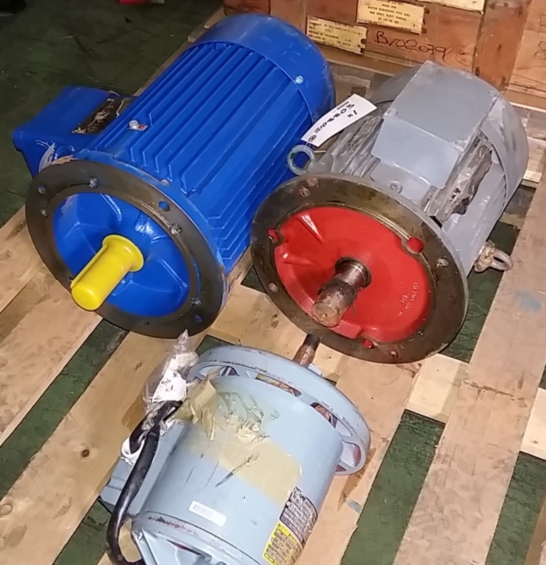 3x Assorted motors - GEC, ELMO & UMB - Image 2 of 2
