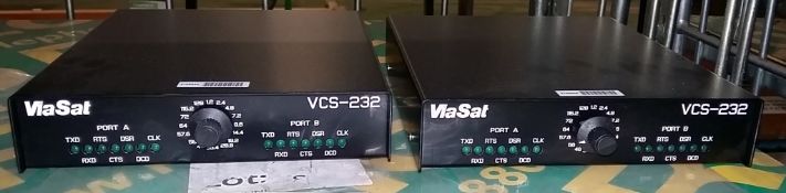 2x ViaSat channel simulator VCS-232