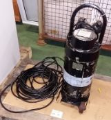 Svedala Ltd Submersible salvage pump - type I565 - 440V - 3Phase - 60hz - KW 9.8 - NSN G20