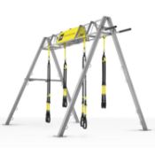 7ft TRX wall / floor mount exercise frame with 4 TRX pro bands