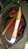 Hand Tools in carry bag