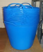 12x Blue washing buckets