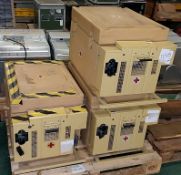 3x Electric thermal transit boxes