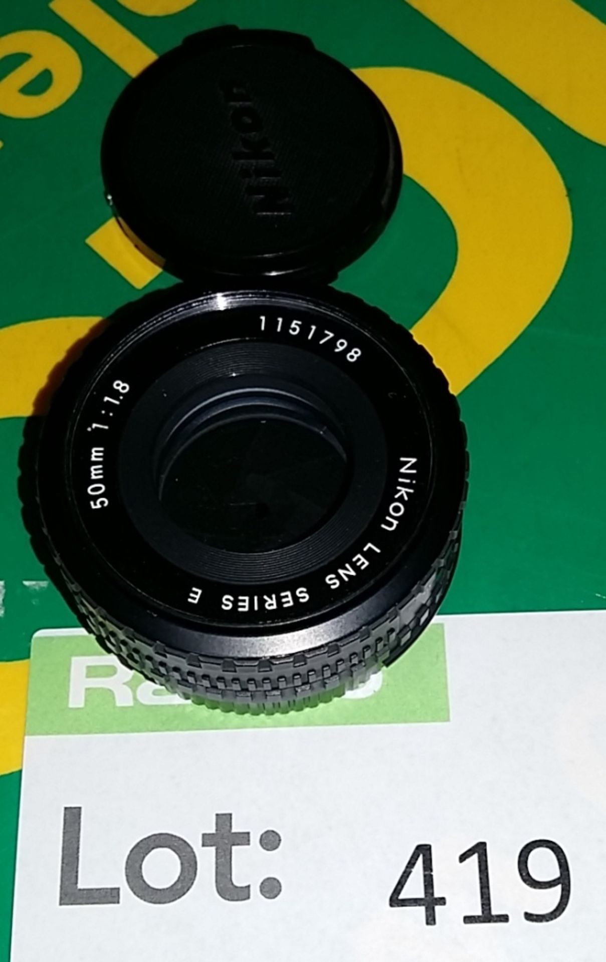Nikon series E 50mm 1:1.8 series E
