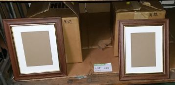 PIcture frames - 12 per box - 2 boxes