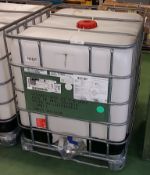 1000ltr IBC in frame