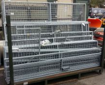 6ft x 3ft metal cage assembly