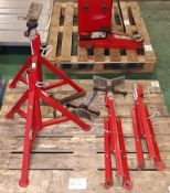 4x Tri-stand axle stands