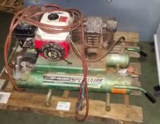 Cast Iron Series Speedaire compressor - 5.5HP - 125 PSI max