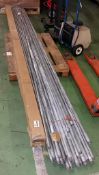 30x Metal rod pipe assembly