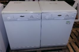 2x Whirlpool ADP 4501/5 dishwashers