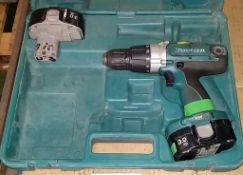 Makita 8444D drill, 2x batteries (no charger)