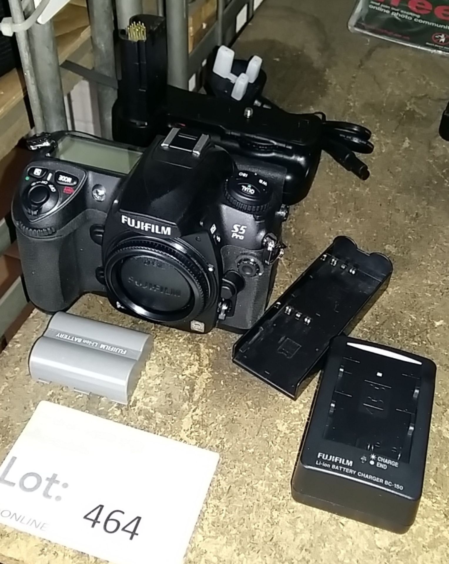 Fujifilm S5 Pro camera body, accessories