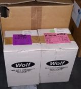 Wolf Wolflite rechargable hand lamp H-251A, Wolflite C-251 HV charging unit