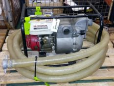 Honda Trash pump WT20X with hose