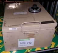 Lockable box (combination unknown)