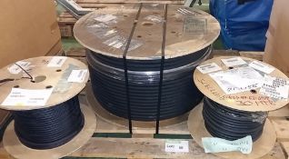 3x Reels of cable