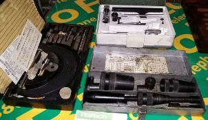 Micrometer, dial gauge, Clutch alignment tool