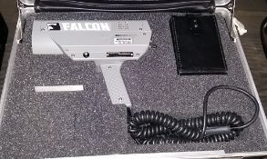 Kustoms Signals inc. Falcon FCC ID IVQ5 speed gun in carry case
