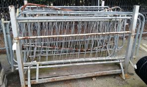 Metal movable barriers