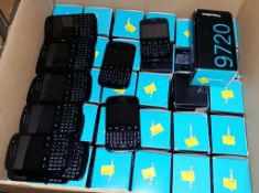 44x Blackberry 9720 mobile phones