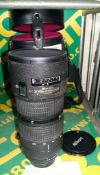 Nikon AF Nikkor 80-200mm lens ED 1:2.8D, carry case