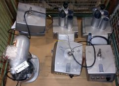 3x Robot Coupe R-502 units, Hobart bench top mixer