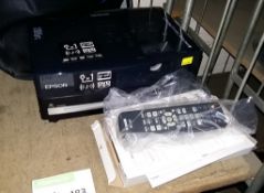 Epson EH-DM3 LCD Projector with internal DVD drive