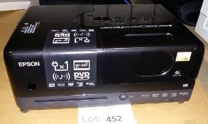 Epson EH-DM2 LCD Projector with internal DVD drive