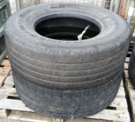 2x Used tires