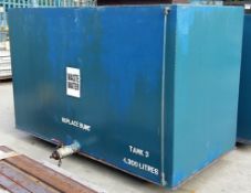 4,300 Litre storage tank