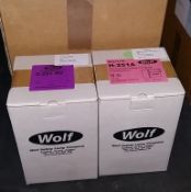 Wolf Wolflite rechargable hand lamp H-251A, Wolflite C-251 HV charging unit