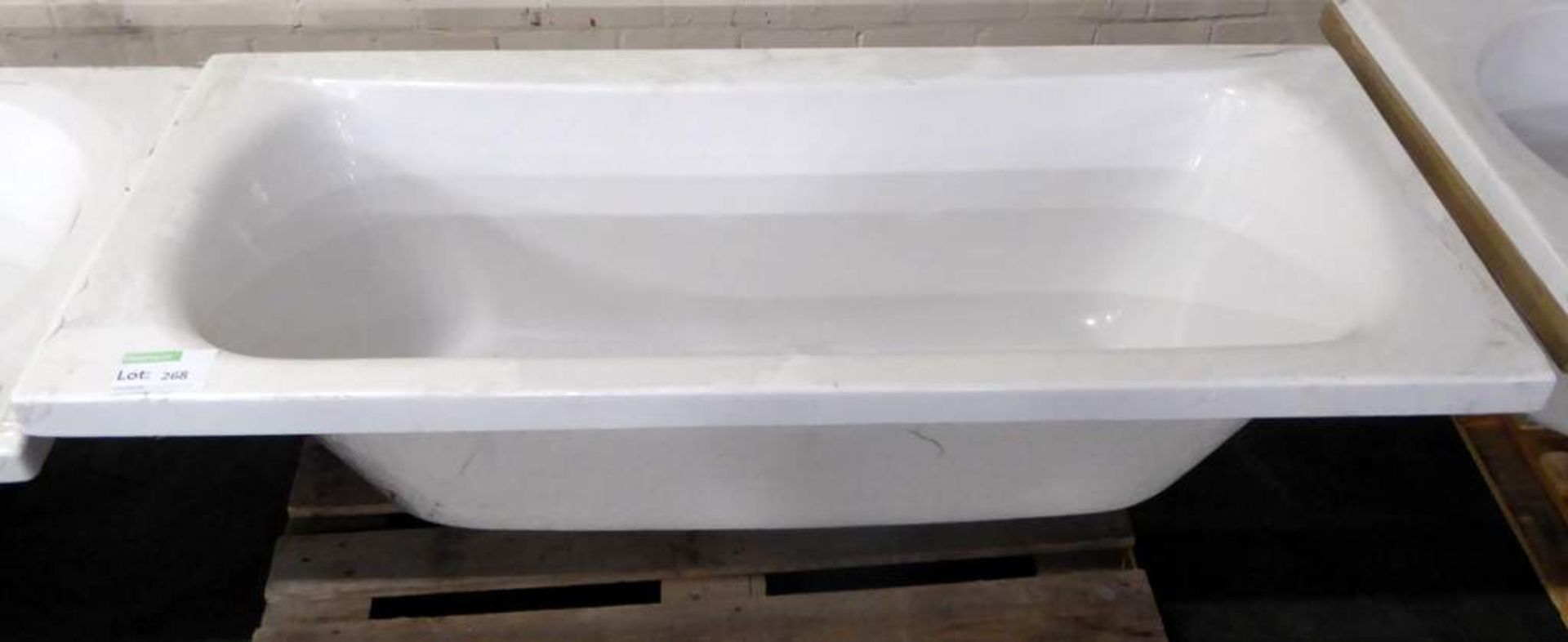 Vitra Nuova bouble end bath 170x75cm