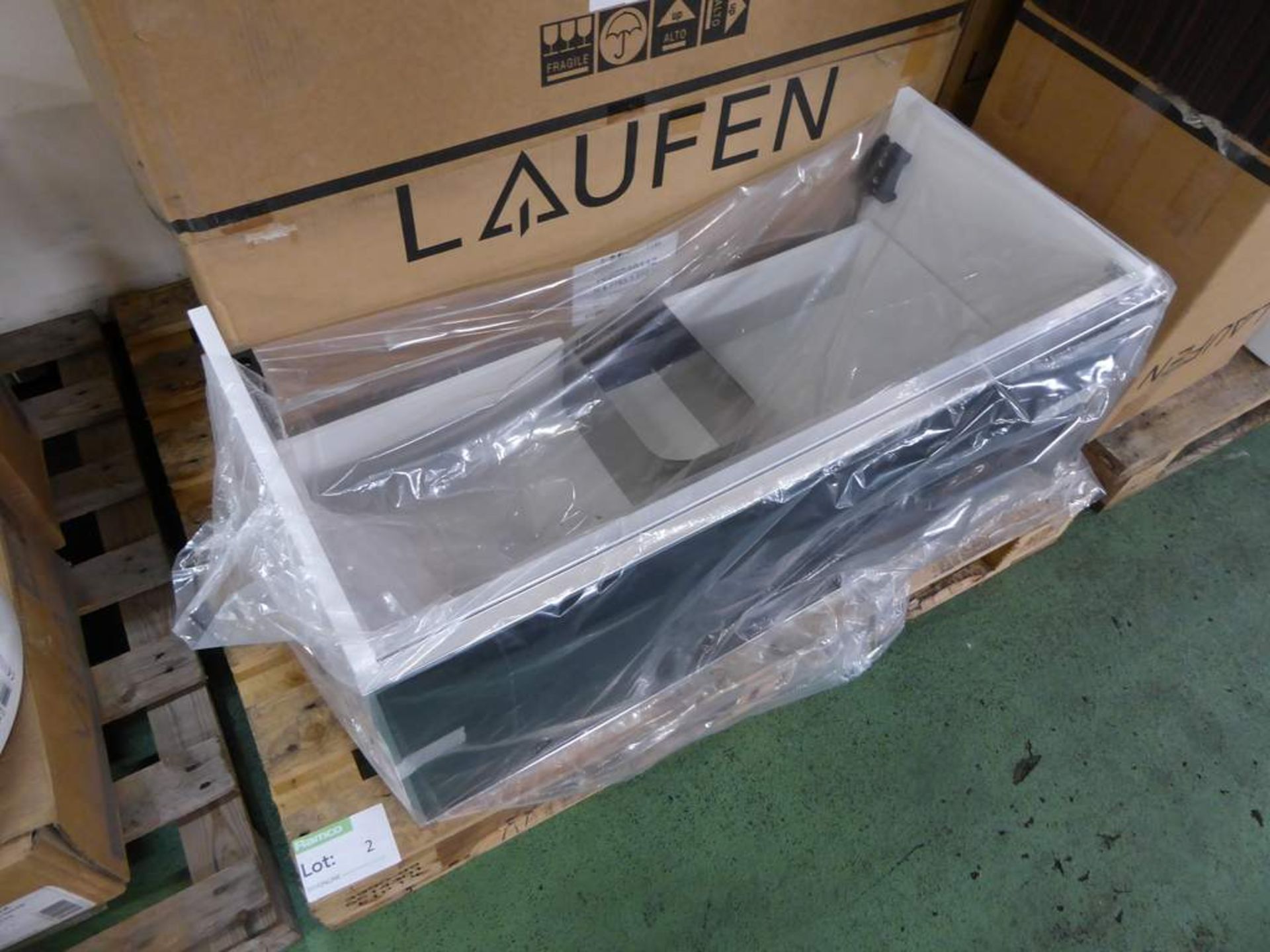 2x Laufen sliding cabinet - 97cm Wide - Image 3 of 3