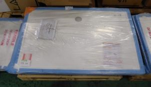 4x TM25 25mm 1400x900mm shower tray