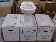 3x Archlade Serie Novecento 930 toilet pan