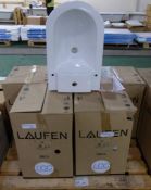 5x Laufen Mylife white toilet pan 62cm