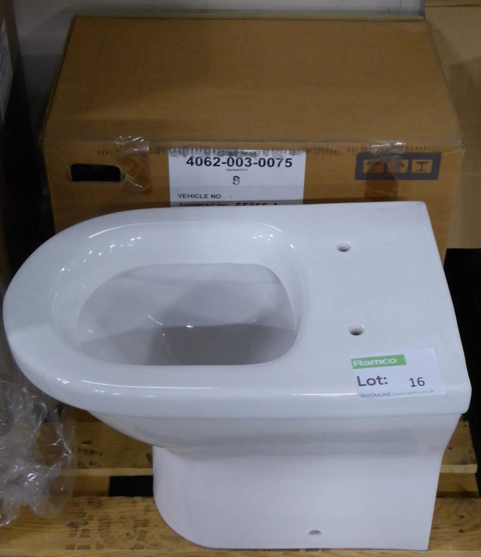 Vitra Mona white toilet pan