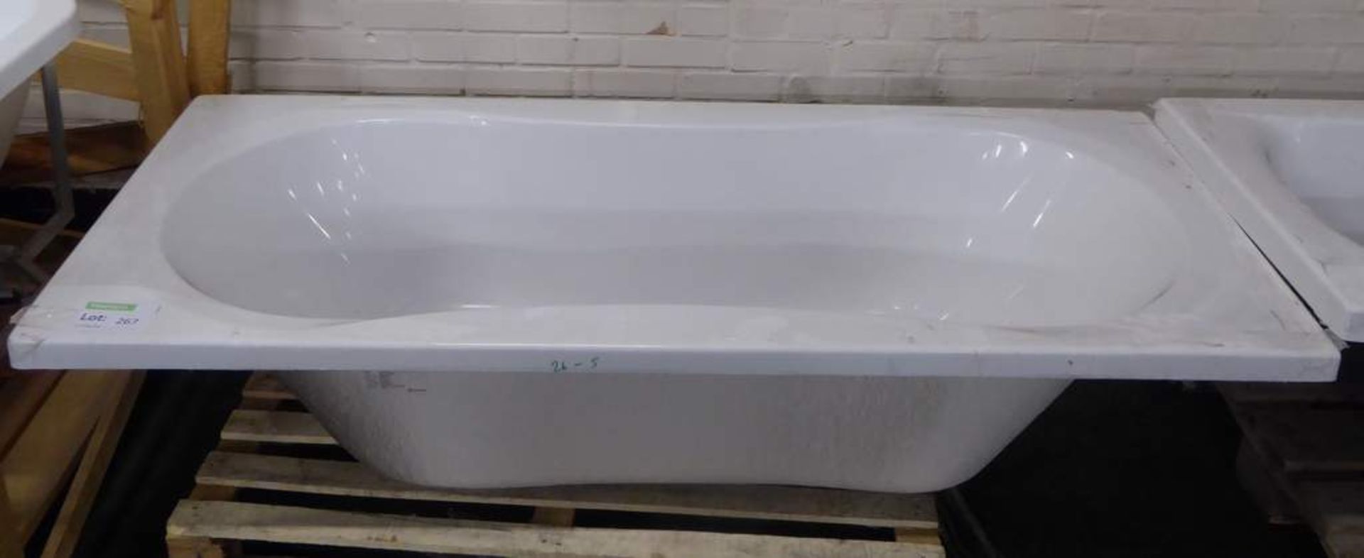 Vitra Luna 180x80cm square bath